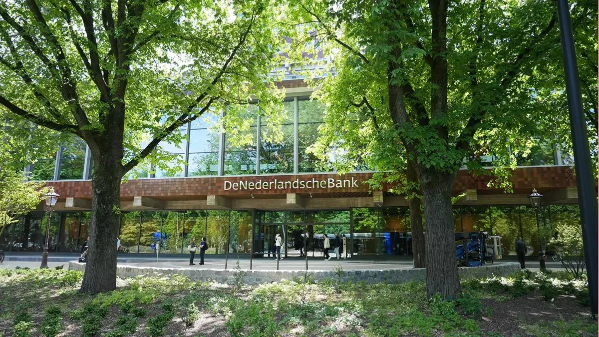 Entree van De Nederlandsche Bank